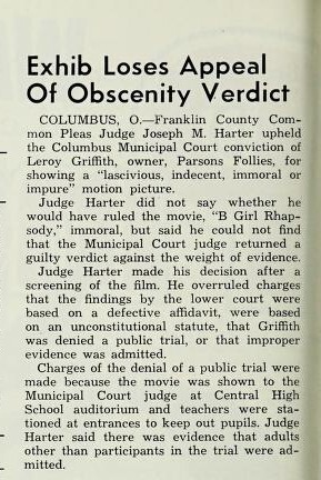 Obscenity Case (1962)