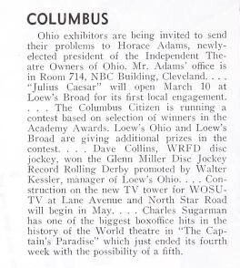 February 1954 News