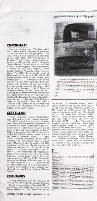 November 1951 News
