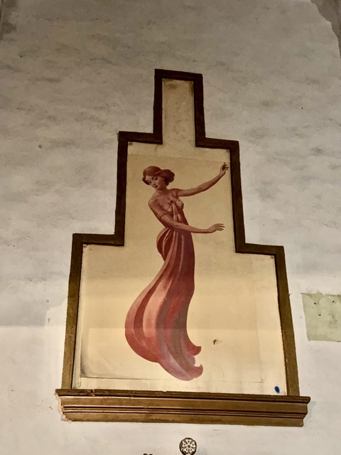 Granada Theatre side wall mural