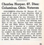 Theater Showman and More:  Charles Harper, R. I. P. (1947)