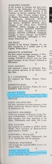 Managerial Change (1940)
