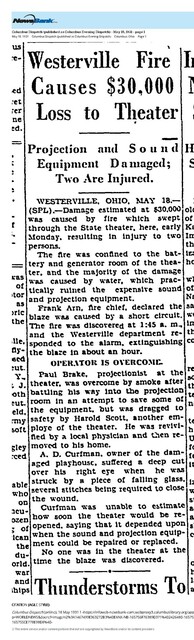 Theater Showman and More:A. D. Curfman (1931)
