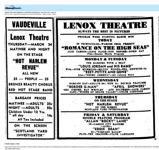 African American Theater (1949)
