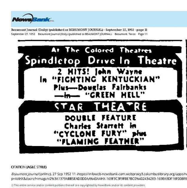 African American Theater (1952)