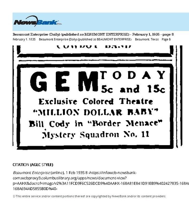 African American Theater (1935)