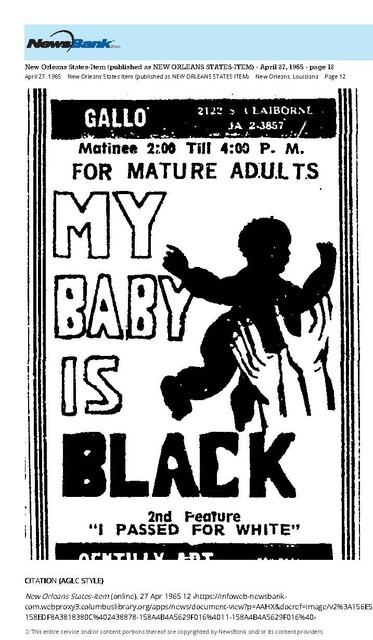 African American Theater (1965)