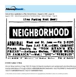 My Detroit Neighborhood Theater (1963)