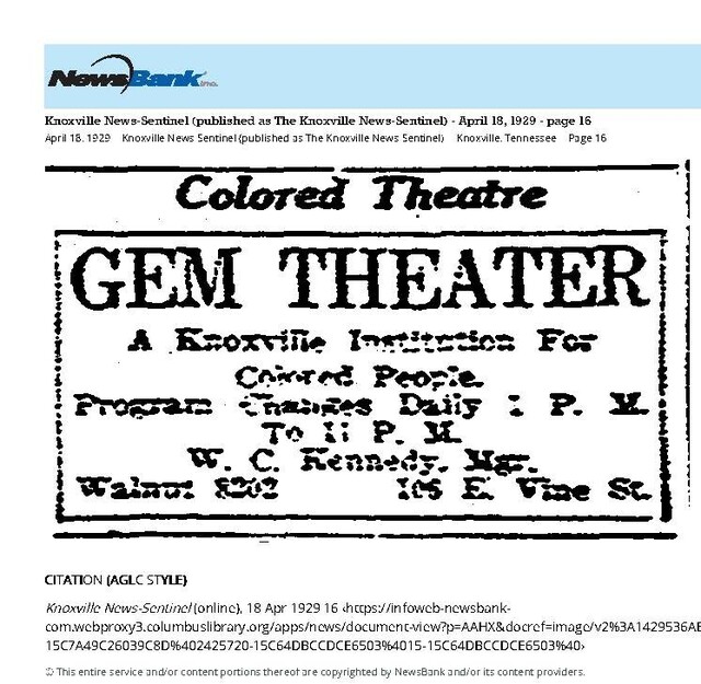 African American Theater (1929)