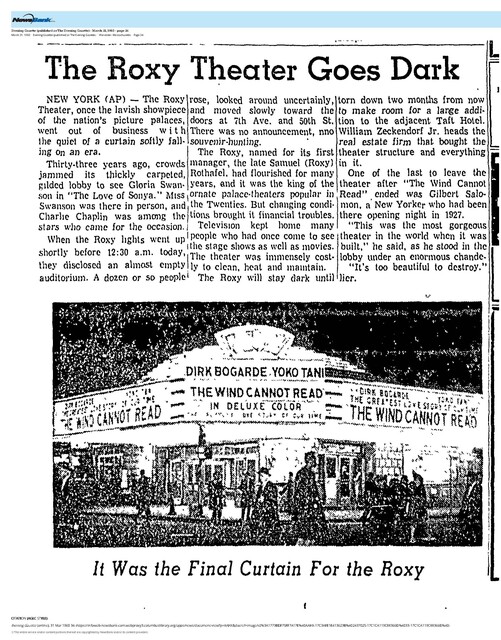 Closing (1960)