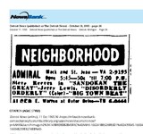My Detroit Neighborhood Theater (1965)