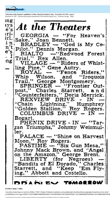 African American Theater (1950)