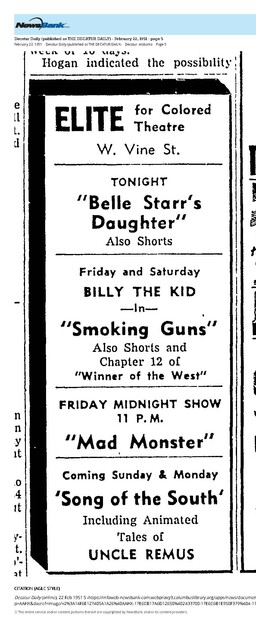 African American Theater (1951)