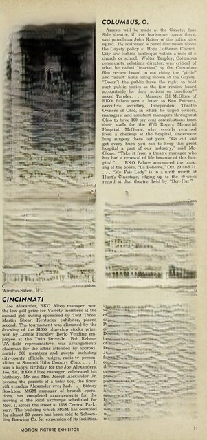 My Columbus Neighborhood Theater (1965)