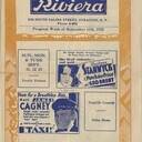 Riviera Theatre program for the week of September 11, 1932