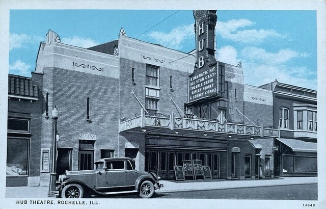 Crisper version of postcard via eBay courtesy LeRoy Blommaert.