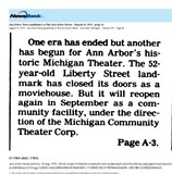 Saving a Movie Palace (1979)