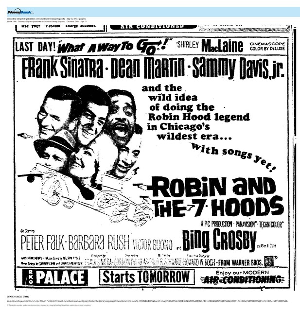 Sammy Davis, Jr., Frank Sinatra, Dean Martin, and Bing Crosby (1964)