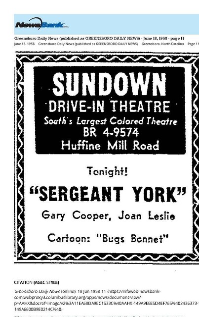 African American Theater (1958)