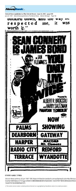 The Great Movie Franchises: James Bond (1967)