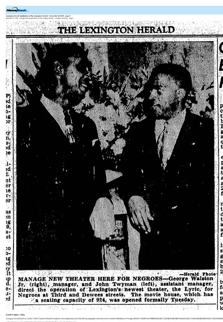 The First Picture at the Lyric (1948)