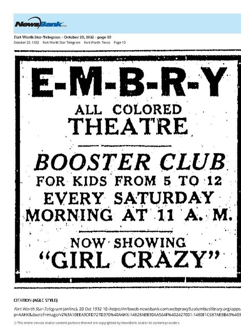 African American Theater (1932)