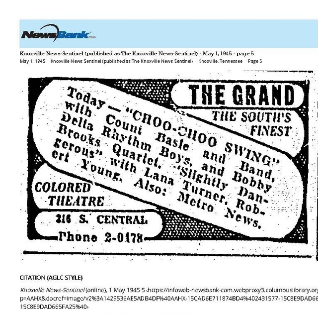 African American Theaters (1945)
