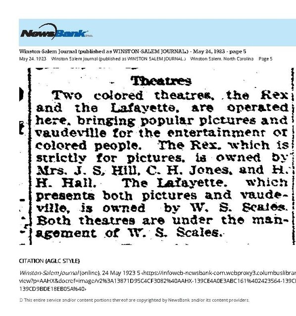 African American Theaters (1923)