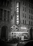 1940s nighttime view of the Madison 