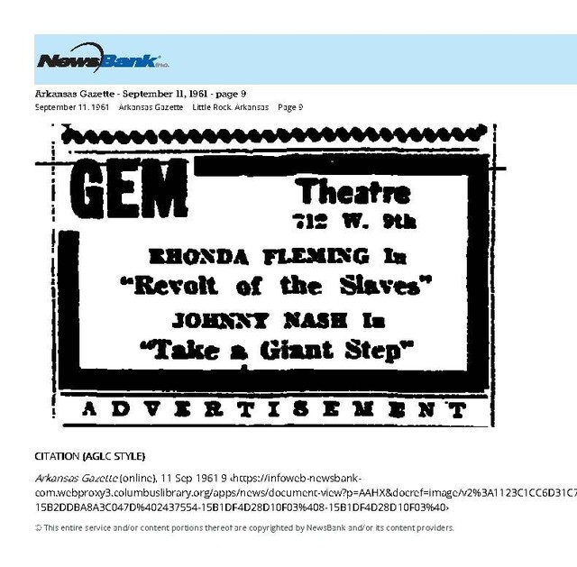 African American Theater (1961)