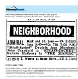 My Detroit Neighborhood Theater (1964)