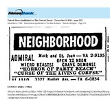 My Detroit Neighborhood Theater (1965)