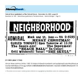 My Detroit Neighborhood Theater (1965)
