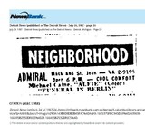 My Detroit Neighborhood Theater (1967)