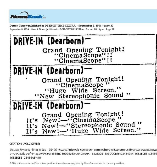 The Widescreen Era (1954)