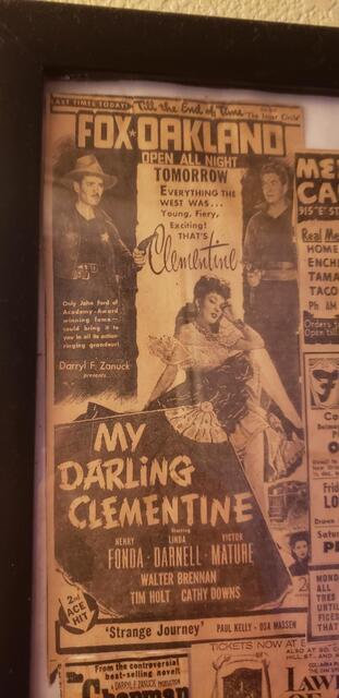 Fox Oakland Theatre Newspaper Ad