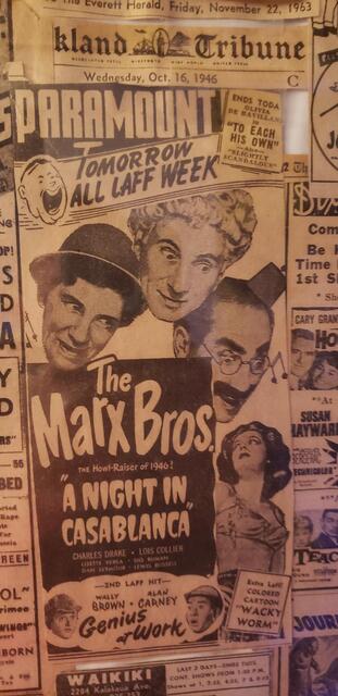 Oakland Tribune Movie Listing Paramount Theatre