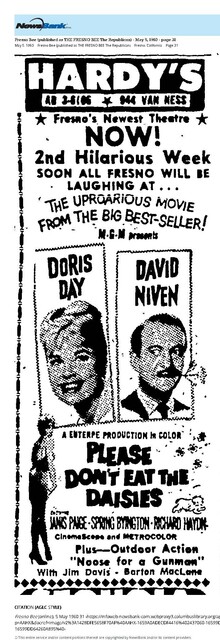 Doris Day--Number One Box Office Star (1960)