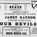 4 Devils at Keith's State, New Brunswick, New Jersey