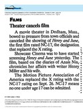 NC-17 Replaces X (1990) / The First Film Rated NC-17/The Great Directors:  Philip Kaufman