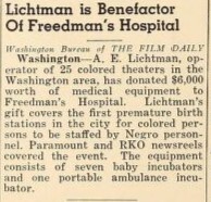 Theater Showman and More : A. E. Lichtman (1941)