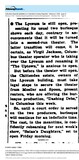 The Transition from the Lyceum to the Uptown (1935)