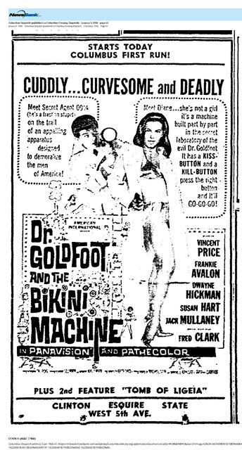 American-International Pictures: (1966)/Vincent Price, Frankie Avalon
