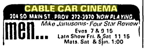 Cable Car Cinema & Cafe