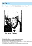 Theater Showman and More:  Bernard Ginley (1998)