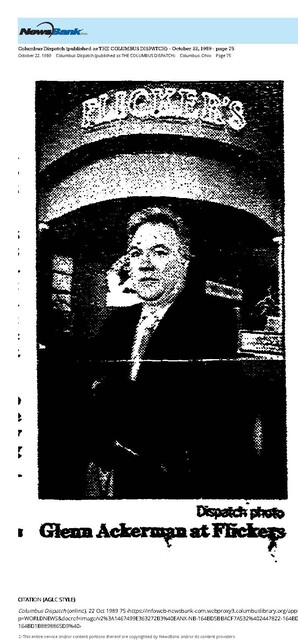 Theater Showman and More:  Glenn Ackerman (1989)