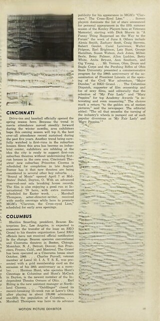 April 1965 News