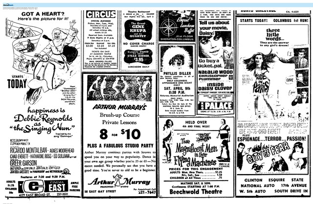 Two Chad Everett Films on the East Side!! (1966)