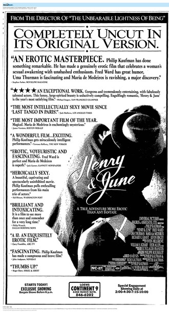NC-17 Replaces the X-Rating (1990)/The First Film Rated NC-17