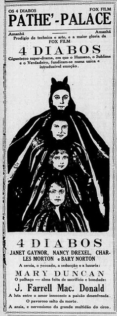4 Devils at the Pathé Palace, 12 May, 1929